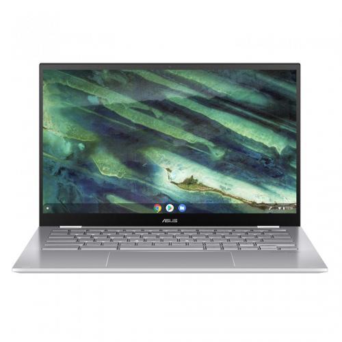 Laptop ASUS ChromeBook Flip C436FA-E10274, Intel Core i3-10110U, 14inch Touch, RAM 8GB, SSD 128GB, Intel UHD Graphics 620, Chrome OS, Aerogel White