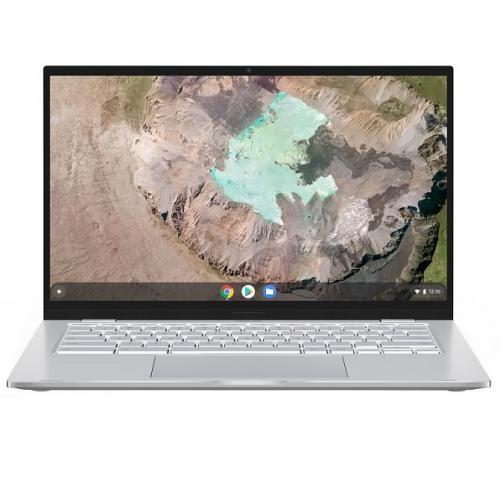 Laptop ASUS ChromeBook 14 C425TA-AJ0188, Intel Core M3-8100Y, 14inch Touch, RAM 4GB, eMMC 64GB, Intel UHD Graphics 615, Chrome OS, Silver