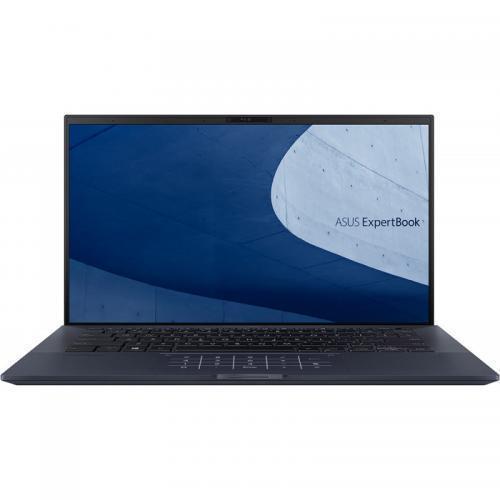 Laptop ASUS ExpertBook B9450FA-BM0965, Intel Core i7-10510U, 14inch, RAM 16GB, SSD 1TB, Intel UHD Graphics 620, No OS, Star Black