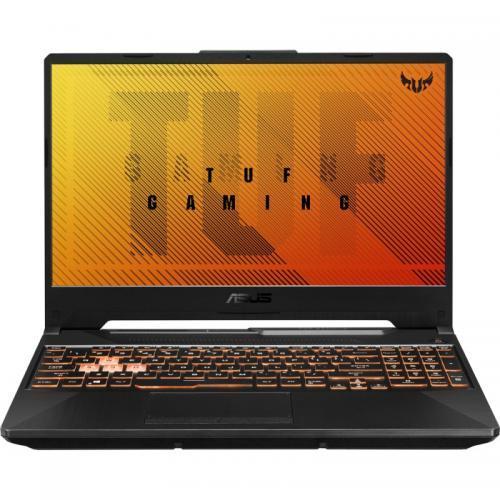 Laptop ASUS TUF Gaming F15 FX506LU-HN052, Intel Core i5-10300H, 15.6inch, RAM 8GB, SSD 256GB, nVidia GeForce GTX 1660 Ti 6GB, No OS, Bonfire Black