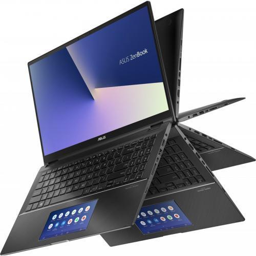 Laptop ASUS ZenBook Flip 15 UX563FD-EZ087R, Intel Core i7-10510U, 15.6inch Touch, RAM 16GB, SSD 1TB, nVidia GeForce GTX 1050 4GB, Windows 10 Pro, Gun Grey