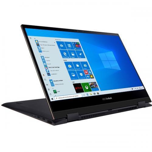 Laptop ASUS ZenBook Flip S UX371EA-HL003R, Intel Core i7-1165G7, 13.3inch Touch, RAM 16GB, SSD 1TB, Intel Iris Xe Graphics, Windows 10 Pro, Jade Black