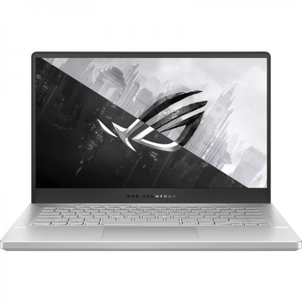 Laptop ROG Zephyrus G14 GA401QE-HZ052T, AMD Ryzen 7 5800HS, 14inch, RAM 16GB, SSD 512GB, Nvidia GeForce RTX 3050 Ti 4GB, Windows 10, Moonlight White AniMe Matrix version